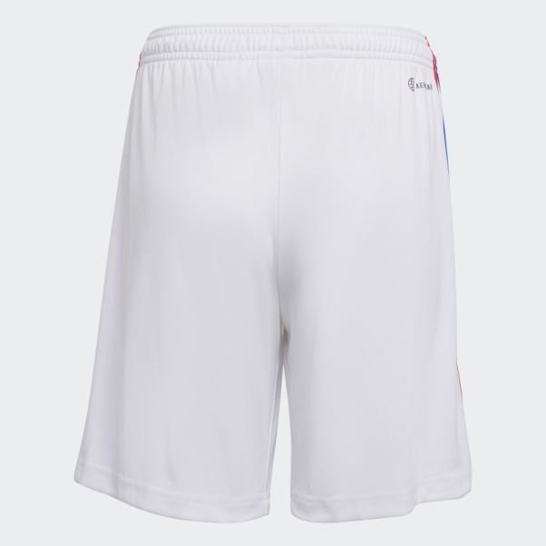 Short Adidas Domicile Olympique Lyonnais 22/23 Blanc