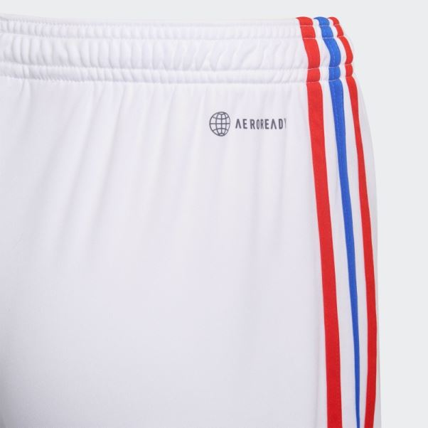 Short Adidas Domicile Olympique Lyonnais 22/23 Blanc