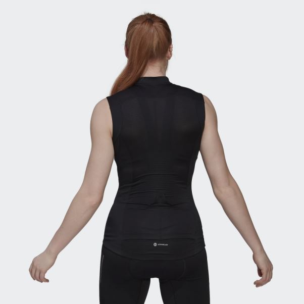 Le Haut De Cyclisme Sans Manches Noir Adidas