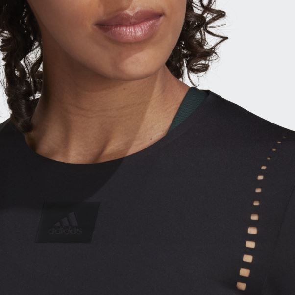 Adidas Top Noir à Manches Longues Hot