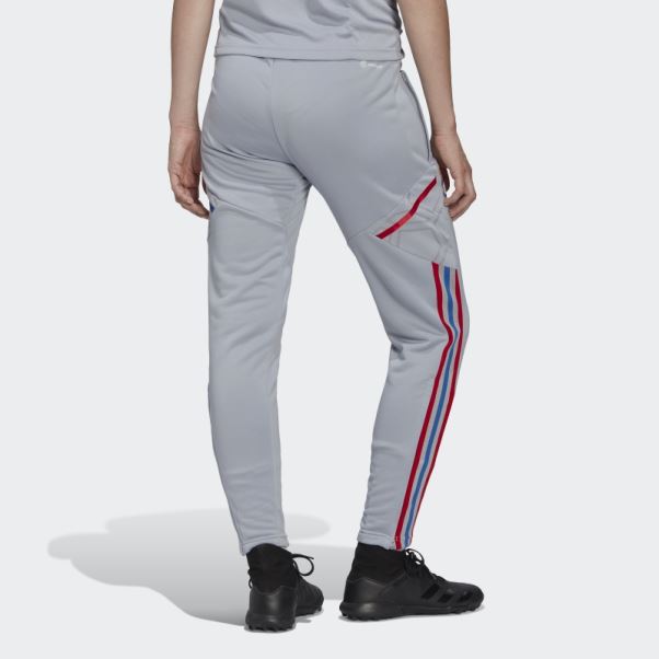 Adidas Olympique Lyonnais Tiro 21 Bas De Survêtement D'entrainement Argent