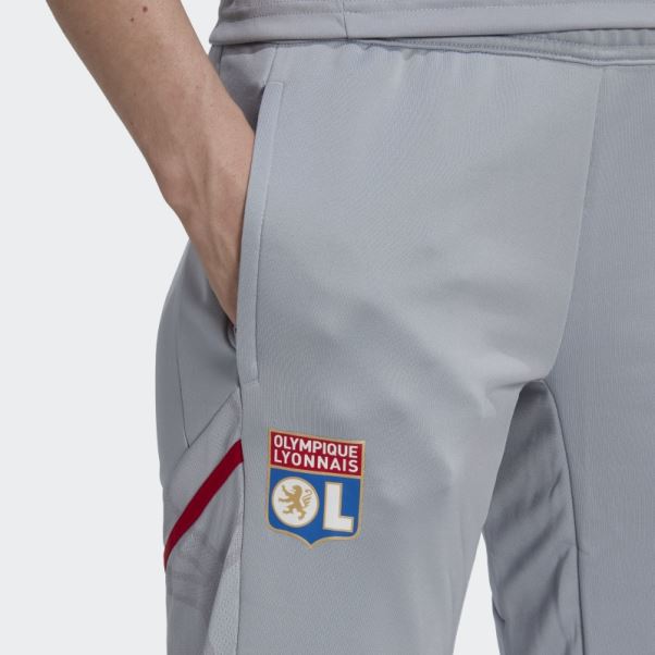 Adidas Olympique Lyonnais Tiro 21 Bas De Survêtement D'entrainement Argent