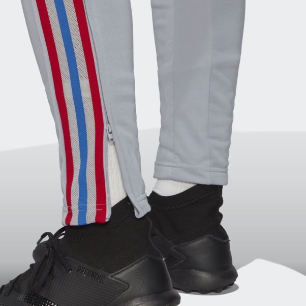 Adidas Olympique Lyonnais Tiro 21 Bas De Survêtement D'entrainement Argent