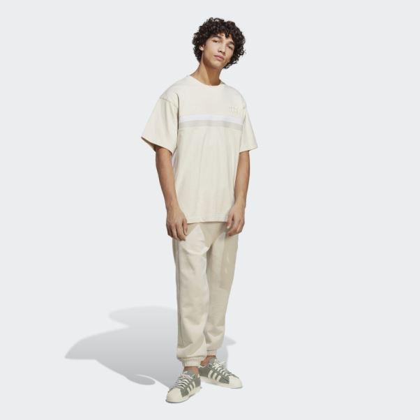 Pantalon De Survêtement Essentiel Version Bleu Adidas Aluminium