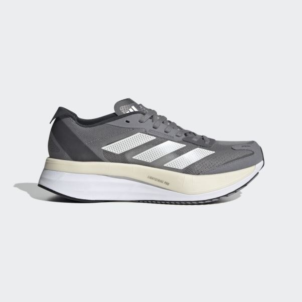 Chaussure De Running Adizero Boston 11 Grise Adidas