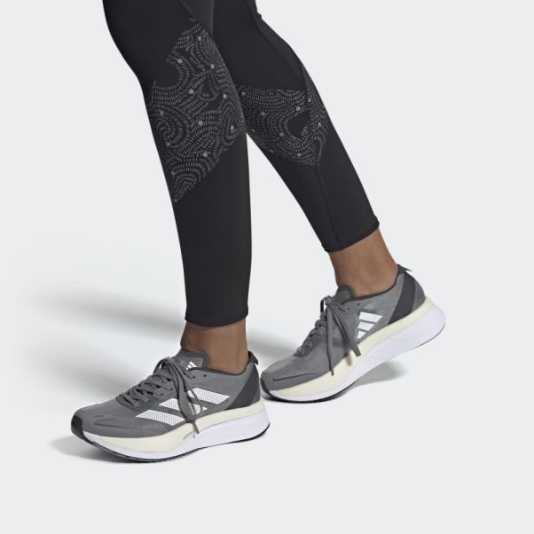 Chaussure De Running Adizero Boston 11 Grise Adidas