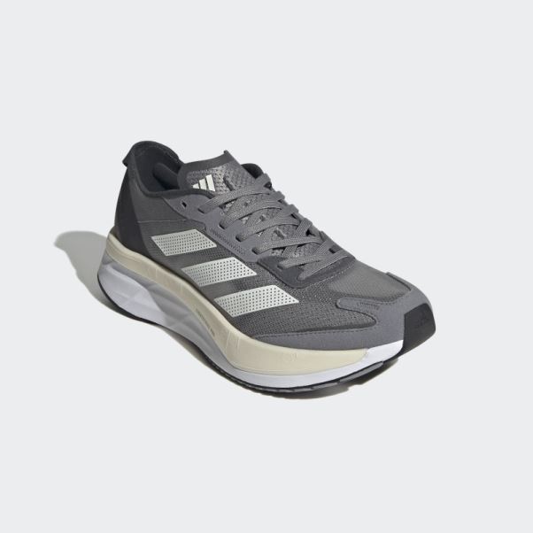 Chaussure De Running Adizero Boston 11 Grise Adidas