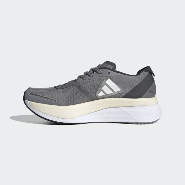 Chaussure De Running Adizero Boston 11 Grise Adidas
