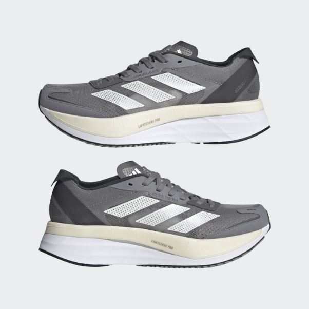 Chaussure De Running Adizero Boston 11 Grise Adidas