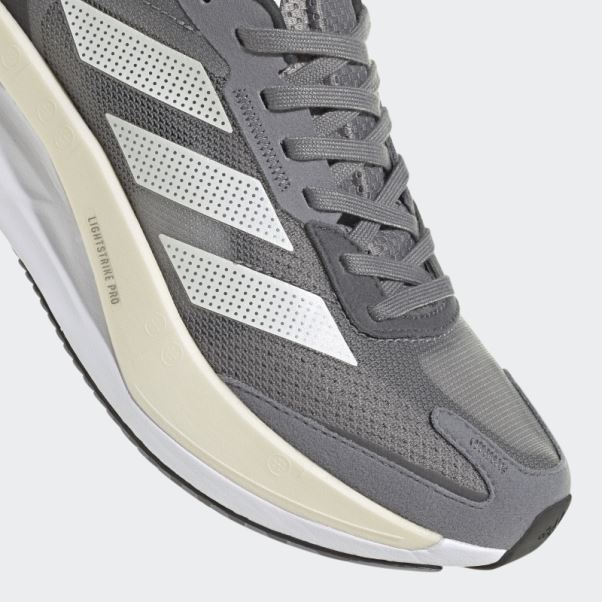Chaussure De Running Adizero Boston 11 Grise Adidas
