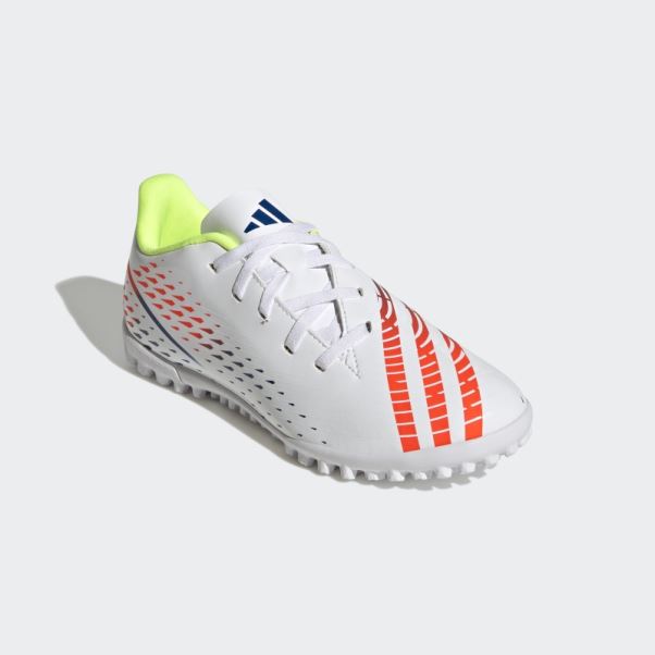 Adidas Predator Edge.4 Turf Chaussures Blanches