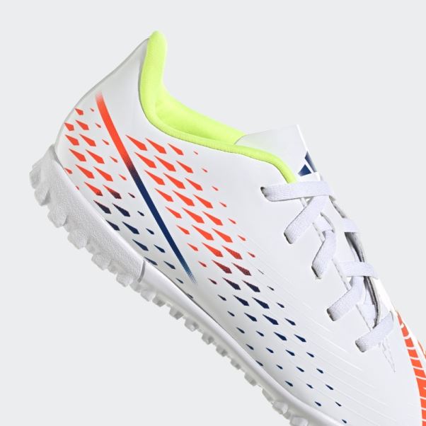 Adidas Predator Edge.4 Turf Chaussures Blanches