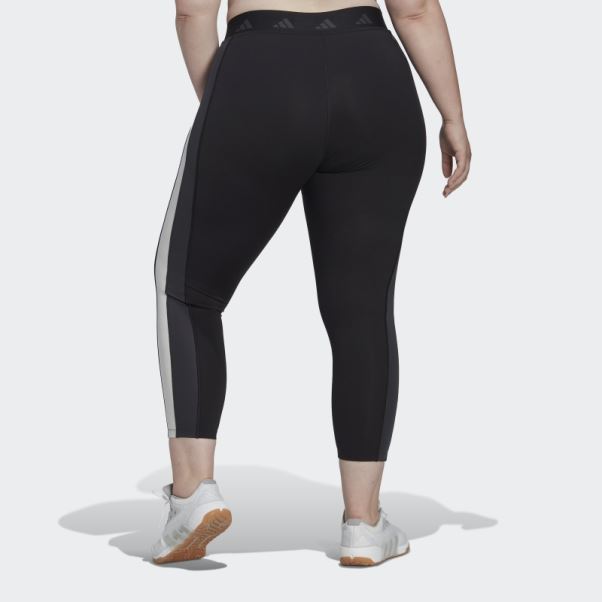 Legging Adidas Hyperglam Techfit Training 7/8 Noir (grande Taille)