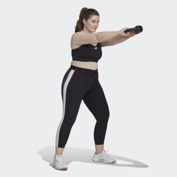 Legging Adidas Hyperglam Techfit Training 7/8 Noir (grande Taille)