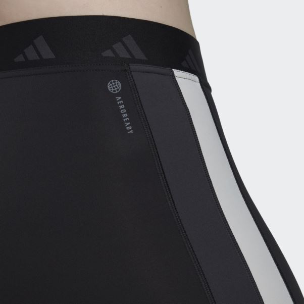 Legging Adidas Hyperglam Techfit Training 7/8 Noir (grande Taille)