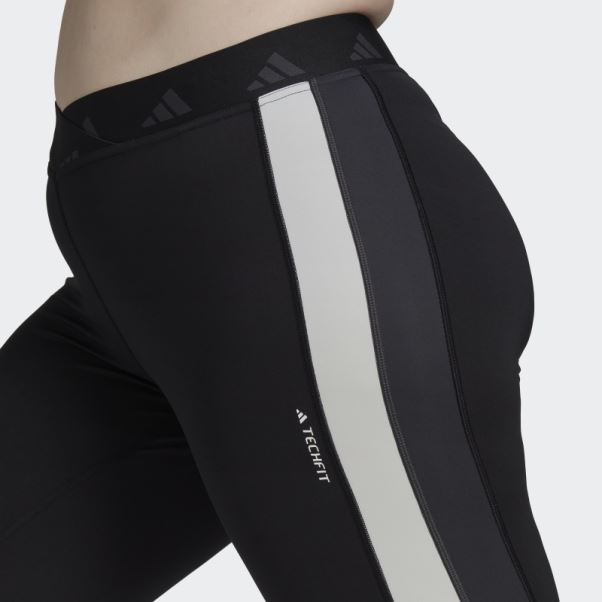 Legging Adidas Hyperglam Techfit Training 7/8 Noir (grande Taille)