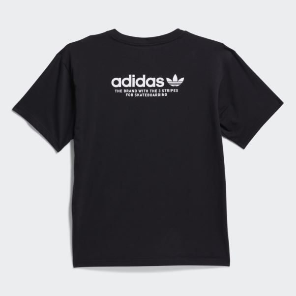 T-shirt à Logo Noir Adidas Skateboarding 4.0 (non Genré)