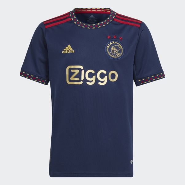 Maillot Adidas Ajax Amsterdam 22/23 Extérieur Bleu Marine Chaud