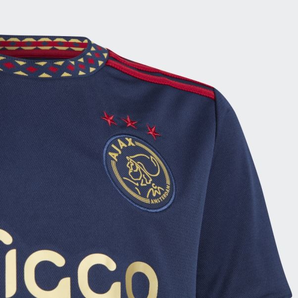 Maillot Adidas Ajax Amsterdam 22/23 Extérieur Bleu Marine Chaud