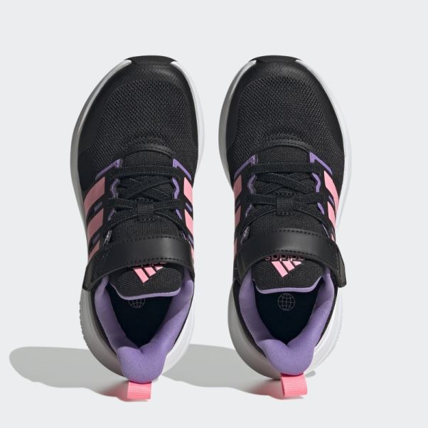 Chaussures Adidas Fortarun 2.0 Cloudfoam Elastic Lace Noir
