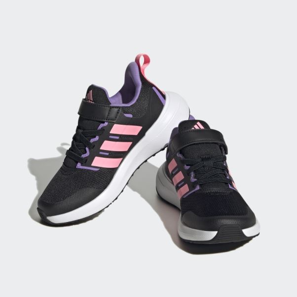 Chaussures Adidas Fortarun 2.0 Cloudfoam Elastic Lace Noir