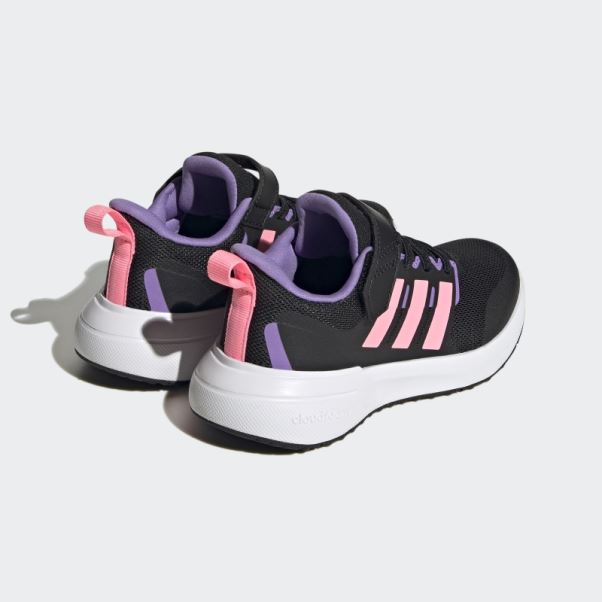 Chaussures Adidas Fortarun 2.0 Cloudfoam Elastic Lace Noir