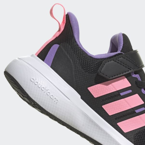 Chaussures Adidas Fortarun 2.0 Cloudfoam Elastic Lace Noir