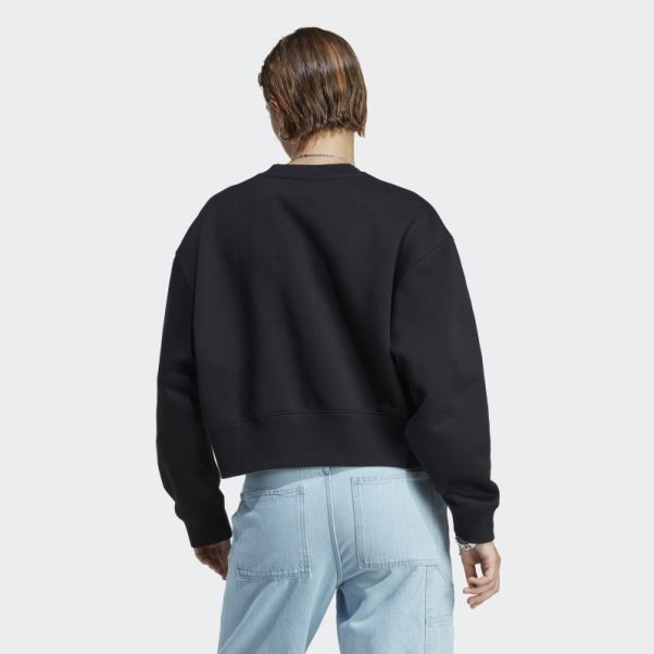 Sweat Adidas Adicolor Essentials Crew Noir
