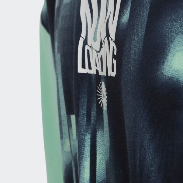 Adidas Arkd3 T-shirt Imprimé Sur L'ensemble Vert