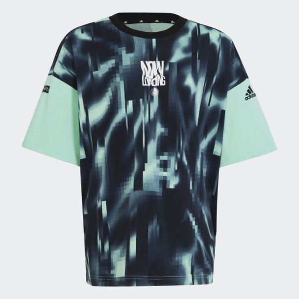 Adidas Arkd3 T-shirt Imprimé Allover Vert
