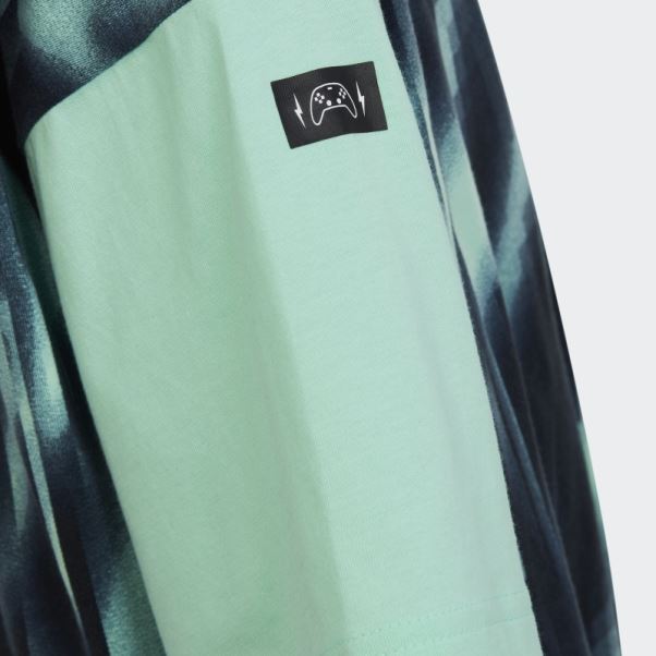 Adidas Arkd3 T-shirt Imprimé Allover Vert