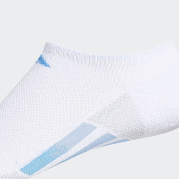3 Paires De Chaussettes Invisibles à Rayures Superlite Blanc Chaud Adidas