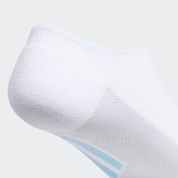 3 Paires De Chaussettes Invisibles à Rayures Superlite Blanc Chaud Adidas