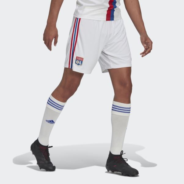 Short Domicile Olympique Lyonnais 22/23 Blanc Adidas