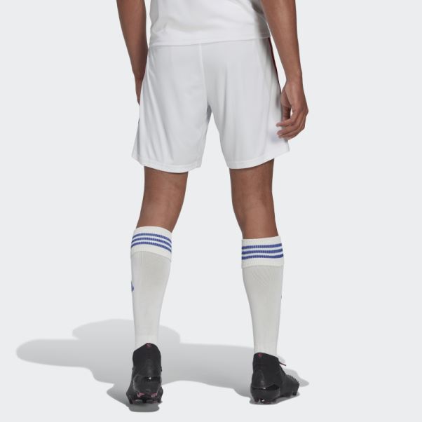 Short Domicile Olympique Lyonnais 22/23 Blanc Adidas