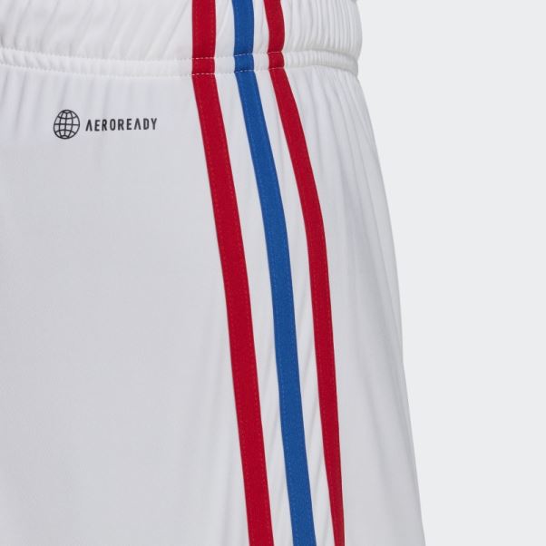 Short Domicile Olympique Lyonnais 22/23 Blanc Adidas