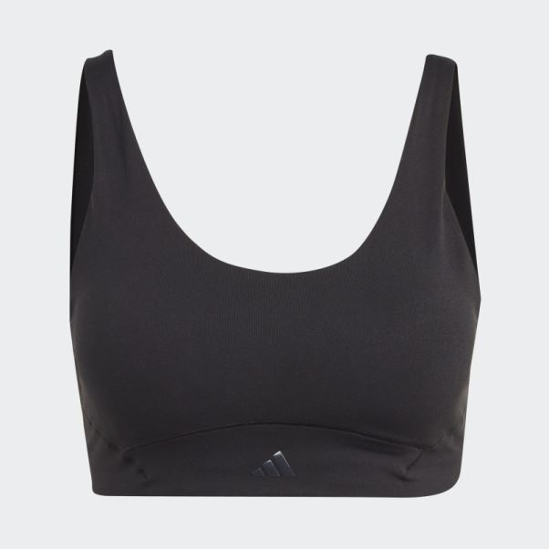 Soutien-gorge à Maintien Moyen Coreflow Luxe Studio Noir Adidas