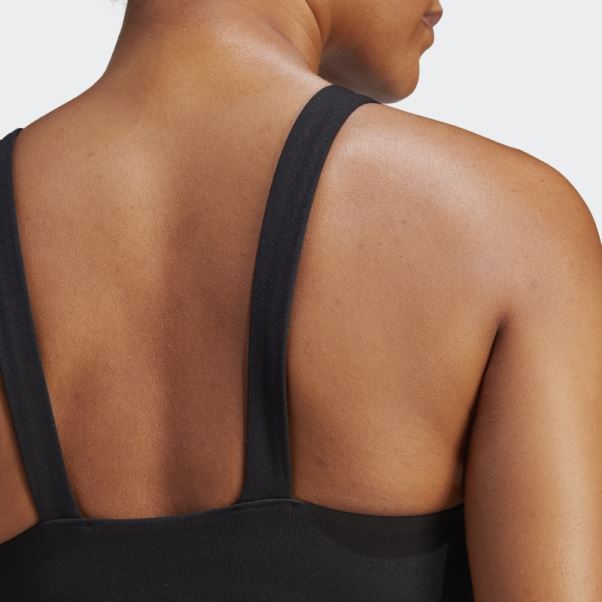 Soutien-gorge à Maintien Moyen Coreflow Luxe Studio Adidas Noir