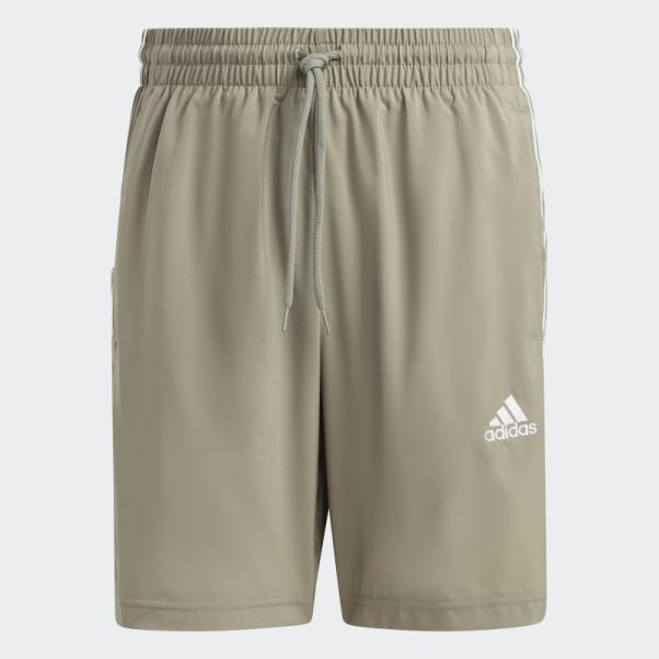 Adidas Aeroready Essentials Chelsea 3-stripes Short Galet Argent