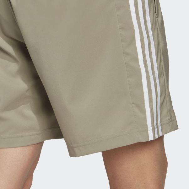 Adidas Aeroready Essentials Chelsea 3-stripes Short Galet Argent