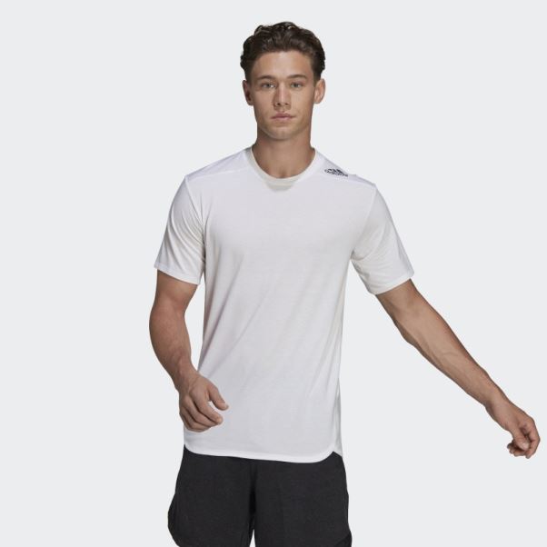 Conçu Pour L'entraînement T-shirt Blanc Adidas