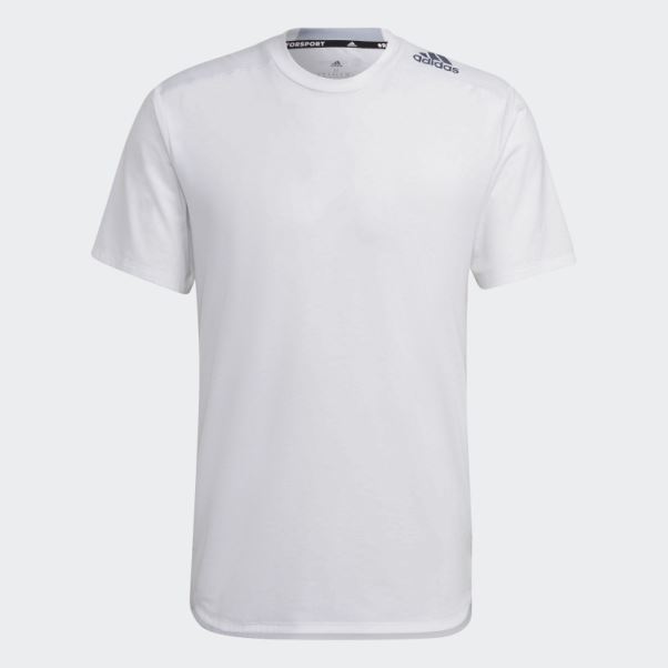 Conçu Pour L'entraînement T-shirt Blanc Adidas