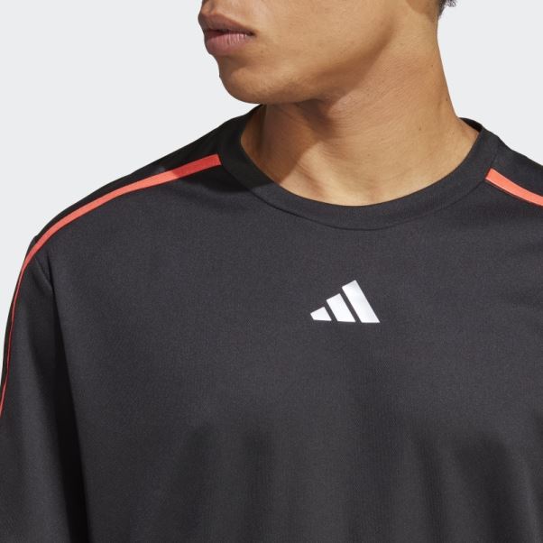 Adidas T-shirt De Base D'entraînement Noir