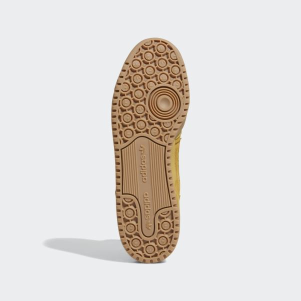 Chaussures Forum Hi Gore-tex Beige Doré Adidas