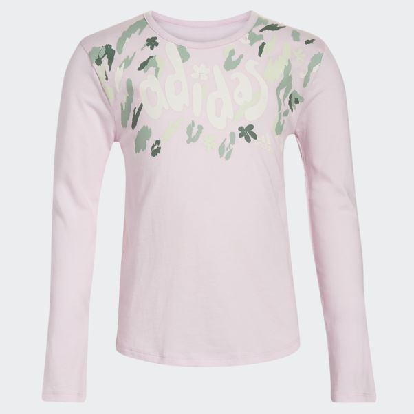 Adidas T-shirt à Manches Longues Et Encolure Dégagée 22 Rose