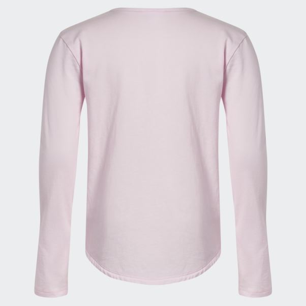 Adidas T-shirt à Manches Longues Et Encolure Dégagée 22 Rose