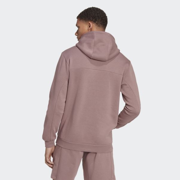 Sweat à Capuche Stadium Fleece Badge Of Sport Adidas Violet
