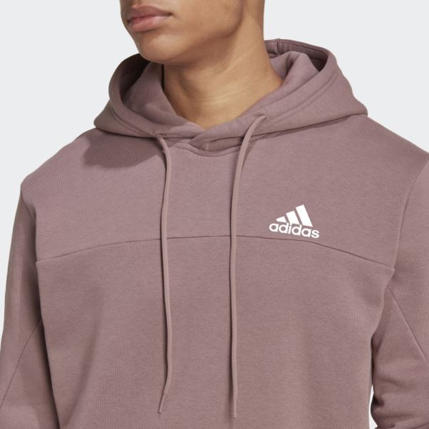 Sweat à Capuche Stadium Fleece Badge Of Sport Adidas Violet