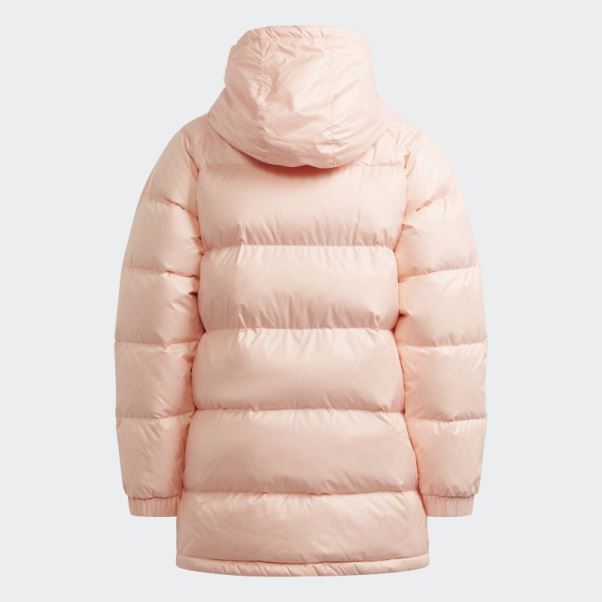 Doudoune Allongée Adicolor Corail Brume Adidas