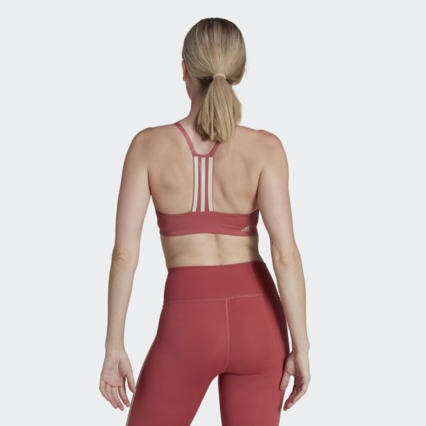 Soutien-gorge Léger D'entraînement Aeroimpact Rouge Adidas